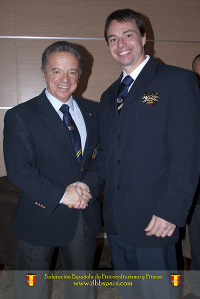 Alfonso Ruano con el Dr. Rafael Santonja